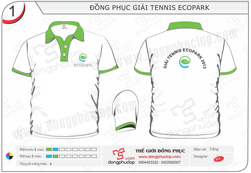 Đồng phục giải tennis Ecopark