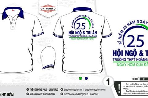 Áo họp lớp 25 năm THPT Hoàng Hoa Thám