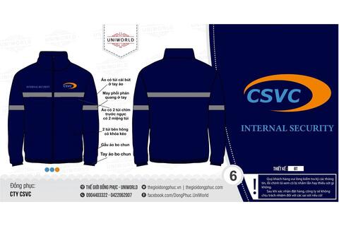 Đồng phục áo khoác công ty CSVC