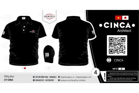 Áo phông đồng phục công ty Cinca