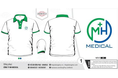 Áo phông đồng phục công ty MH Medical