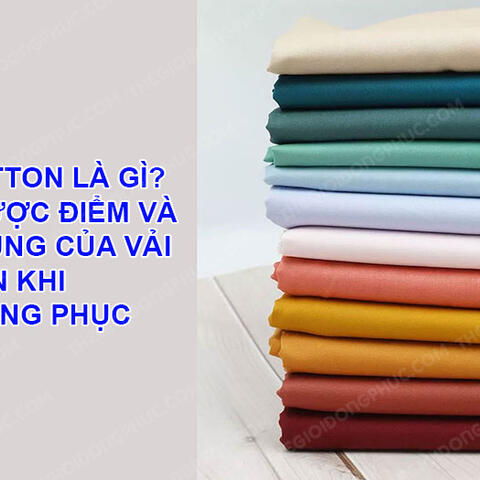 Vải cotton là gì? Ứng dụng của vải cotton khi may đồng phục