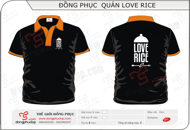 Đồng phục quán Love Rice