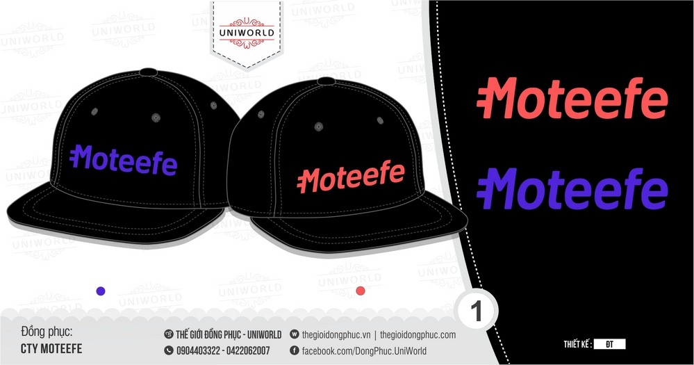 Mũ công ty Moteefe