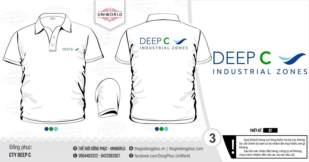 Áo phông đồng phục công ty Deep C