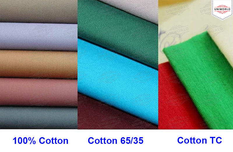 các loại vải cotton phổ biến