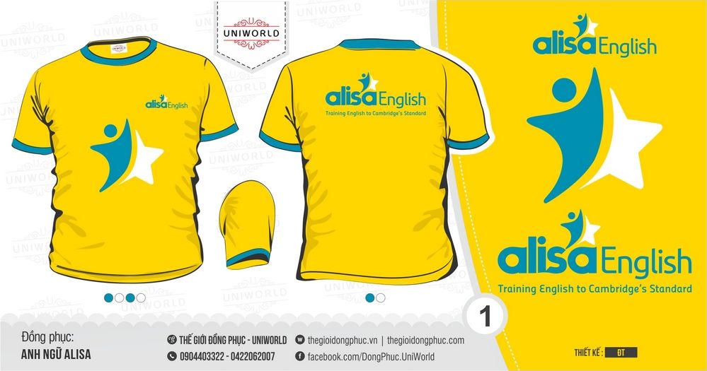 Đồng phục công ty Anh Ngữ Alisa