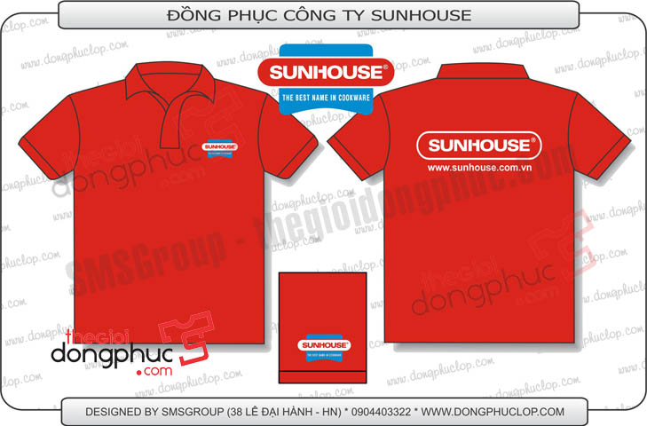 Đồng phục công ty Sun House - Hình chính
