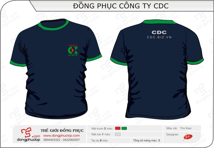 Áo đồng phục công ty CDC - Hình chính
