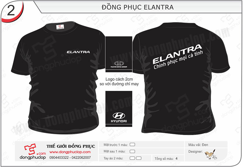 Đồng phục công ty Elantra - Hình chính
