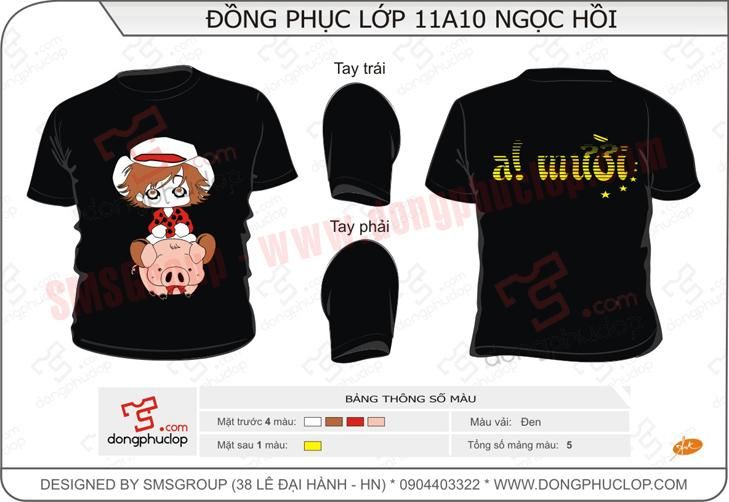 Áo đồng phục đẹp 11A10 Ngọc Hồi - Hà Nội - Hình chính