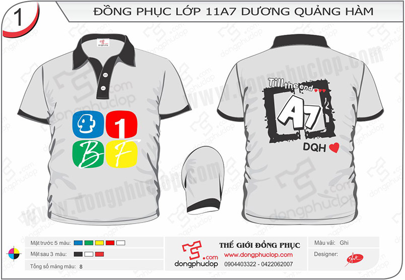 Áo đồng phục lớp 11A7 Dương Quảng Hàm HY - Hình chính