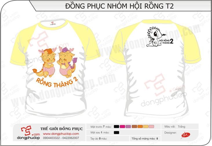 Áo đồng phục nhóm Hội Rồng - Hình chính