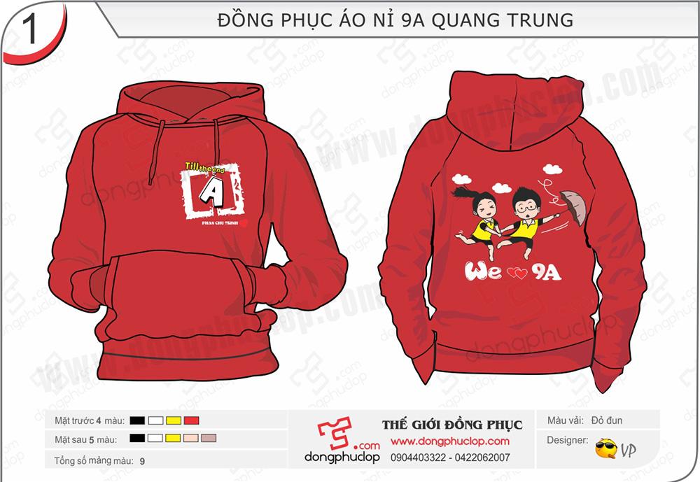 Áo khoác nỉ 9A Quang Trung - Hình chính
