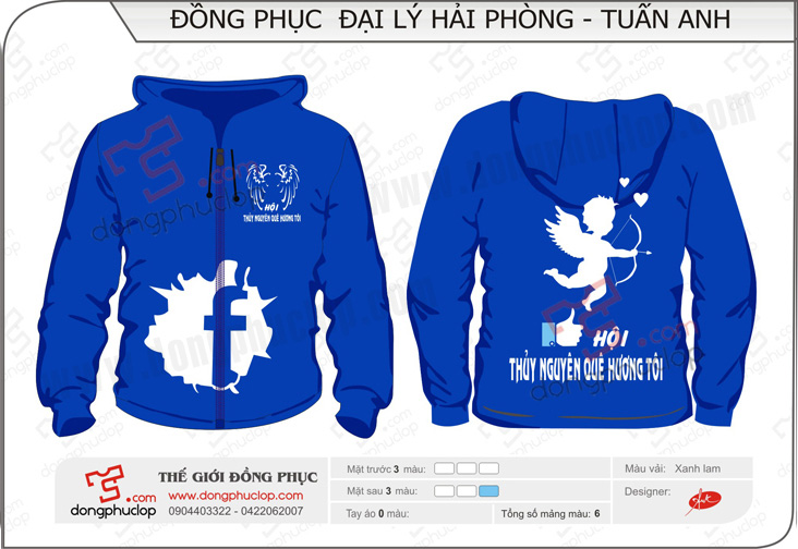 Áo khoác nỉ hội Thủy Nguyên - Hải Phòng - Hình chính