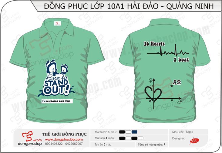 Áo lớp 10A1 Hải Đảo - Quảng Ninh - Hình chính