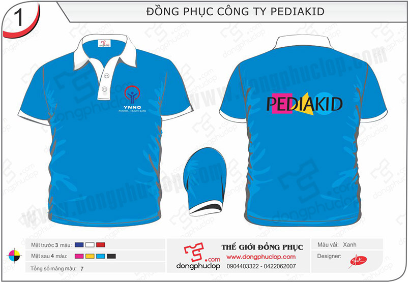 Đồng phục công ty Pediakid - Hình chính