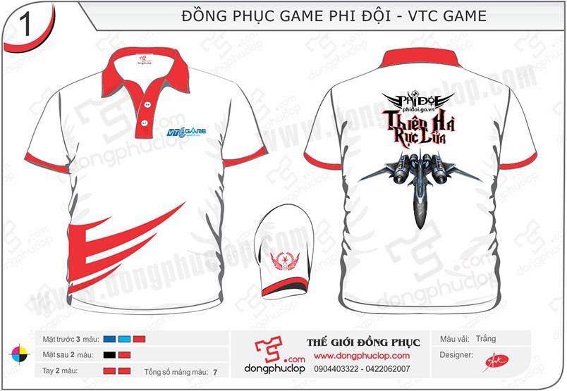 áo thun đồng phục công ty VTC Game