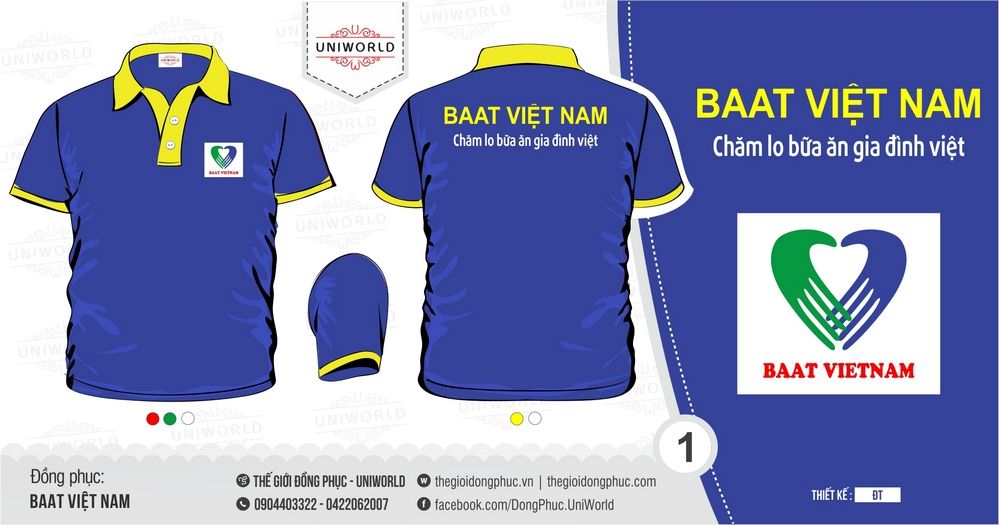 Đồng phục công ty BAAT Việt Nam - Hình chính