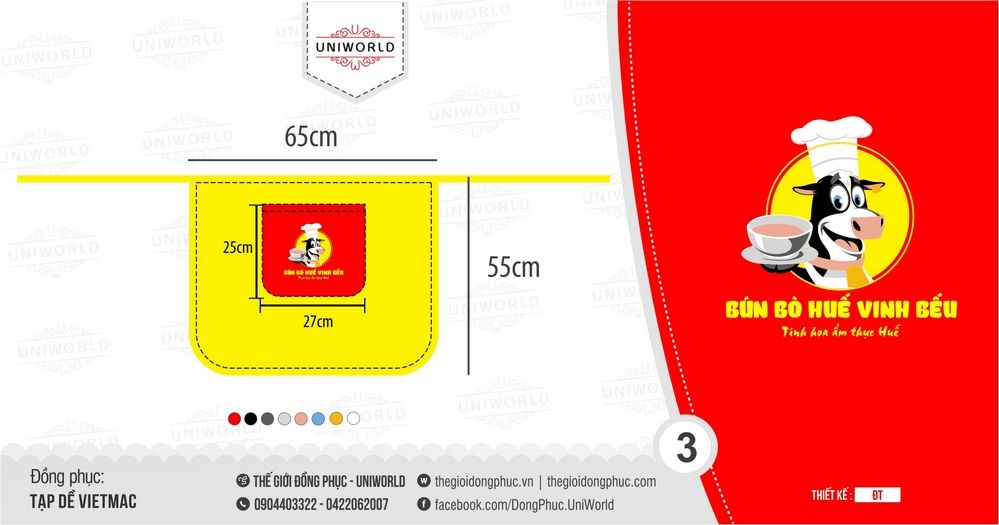 Đồng phục công ty bún bò huế Vinh Bếu - Hình 2