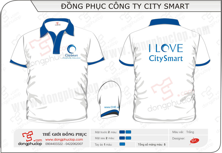 Đồng phục công ty City Smart - Hình chính