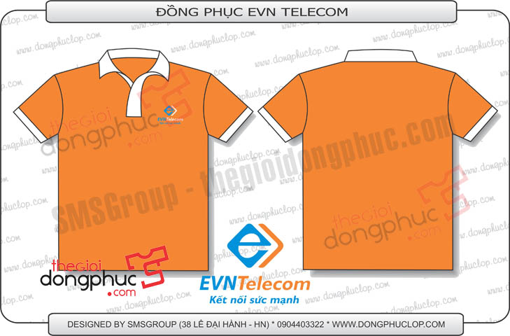 Đồng phục công ty EVN Telecom - Hình chính