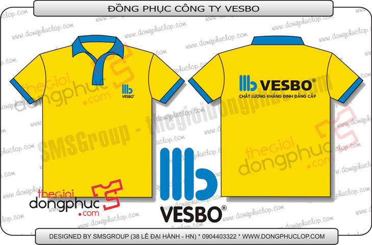 Đồng phục công ty Vesbo - Hình chính