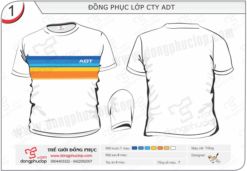 Đồng phục công ty ADT - Hình chính