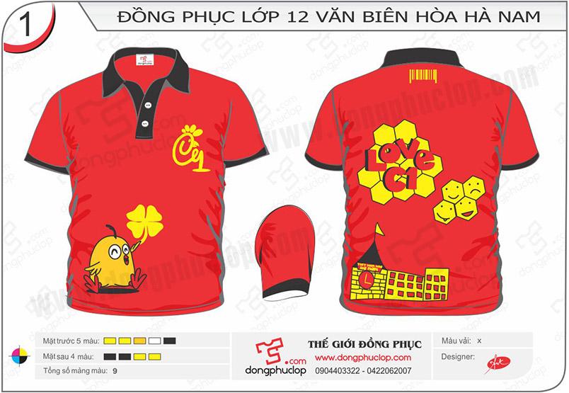 Đồng phục lớp 12 Văn chuyên Biên Hòa Hà Nam - Hình chính