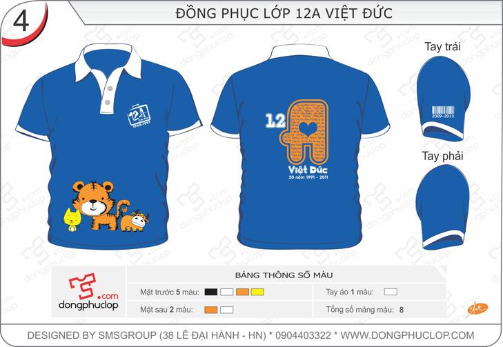 Đồng phục lớp 12A Việt Đức - Hà Nội - Hình chính