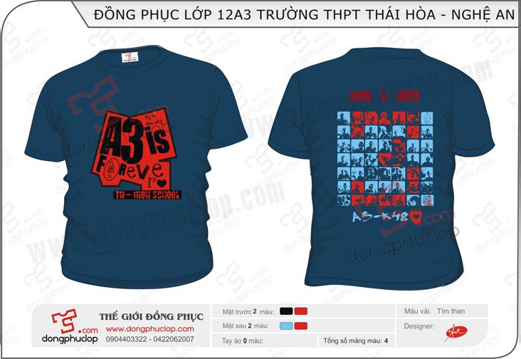 Đồng phục lớp 12A3 Thái Hòa- Nghệ An - Hình chính