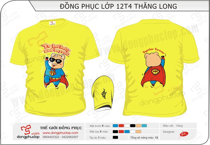 Đồng phục lớp 12T4 Thăng Long - Hình chính