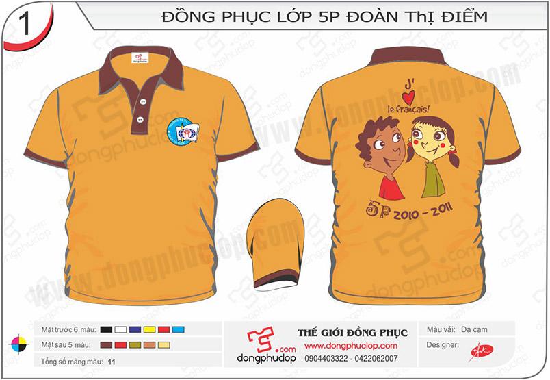 Đồng phục lớp 5P Đoàn Thị Điểm - Hà Nội  - Hình chính