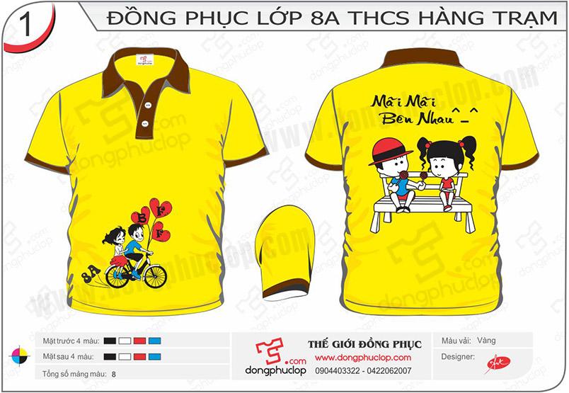 Đồng phục lớp 8A Hàng Trạm - Quảng Ninh - Hình chính