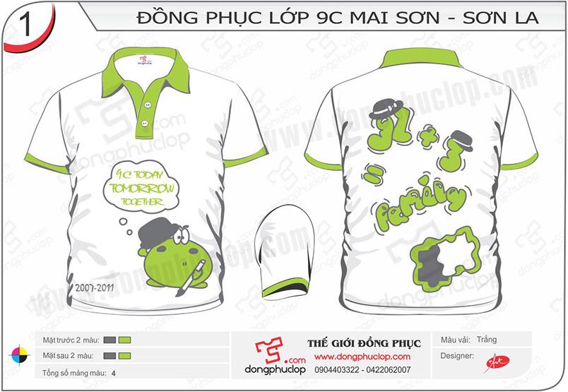 Đồng phục lớp 9C Mai Sơn - Sơn La - Hình chính