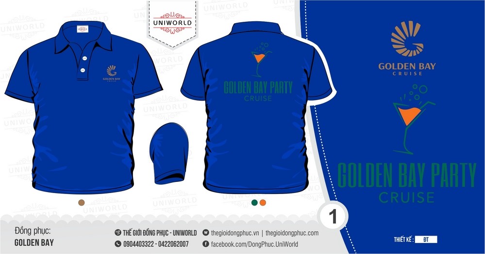 Đồng phục Golden Bay - Hình chính