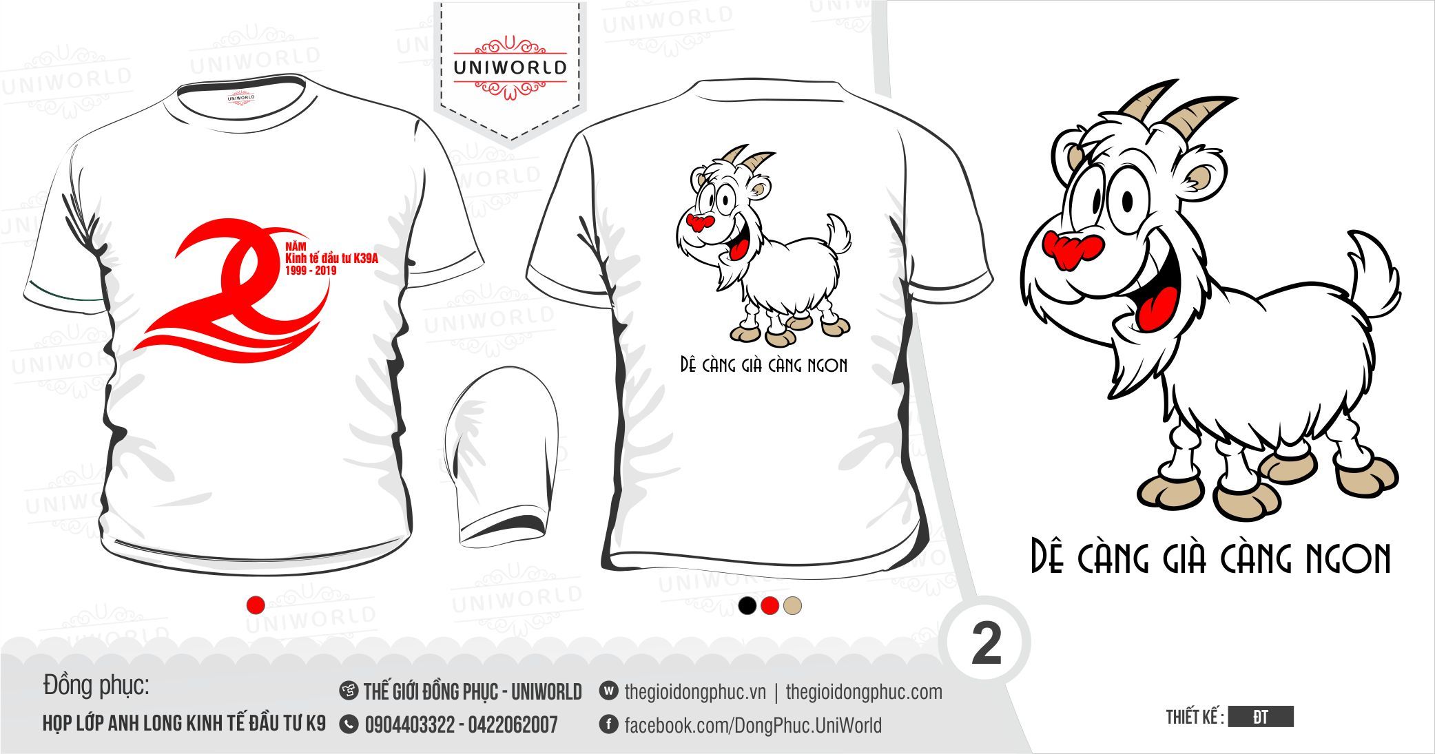 Áo họp lớp Kinh Tế Đầu Tư K9 - Hình chính