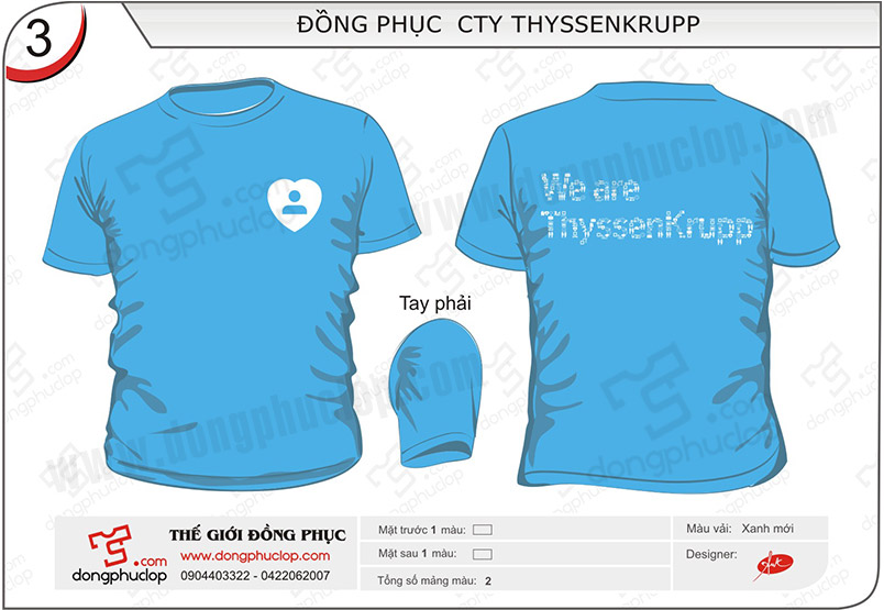 Đồng phục công ty Thyssenkrupp - Hình chính