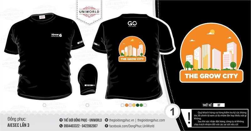 Đồng phục tổ chức Aiesec - Hình chính