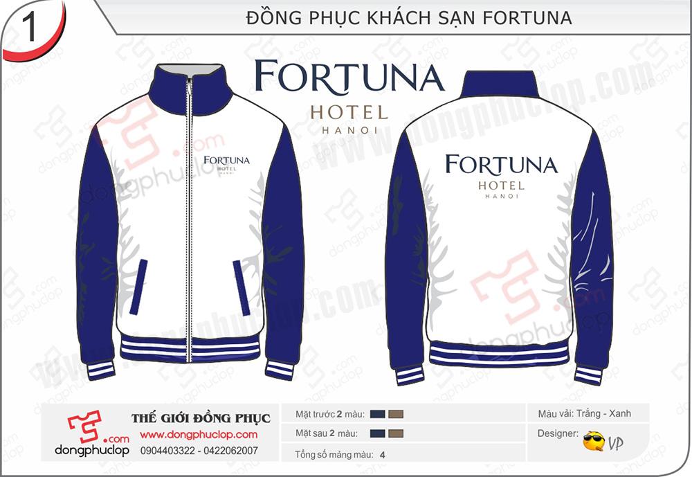 Áo khoác gió đồng phục KS Fortuna - Hình chính