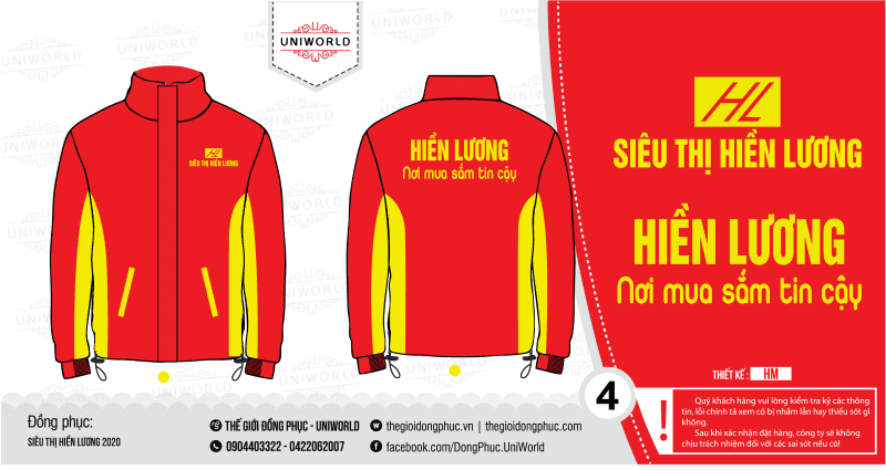 Áo khoác gió siêu thị Hiền Lương - Hình chính