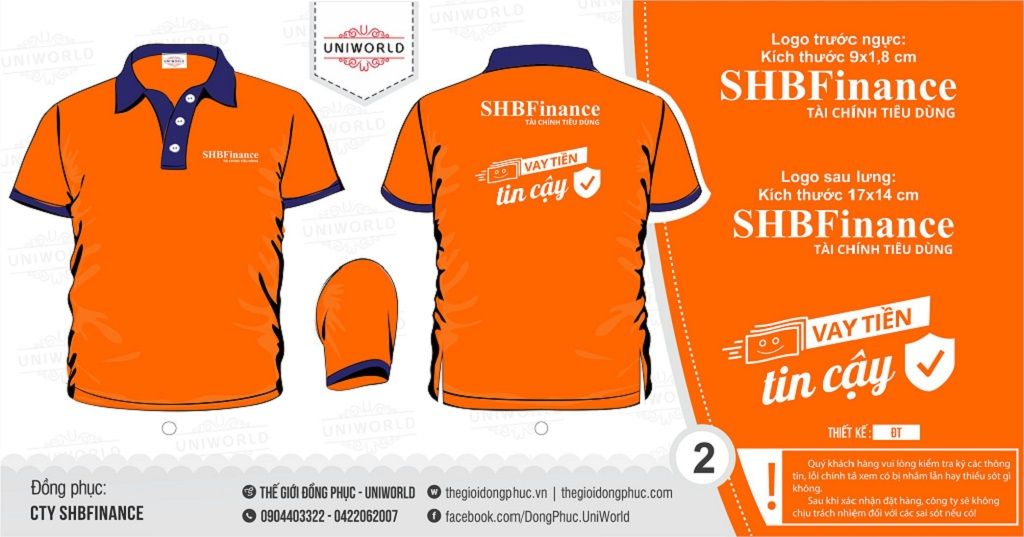 Đồng phục công ty SHB FINANCE - Hình chính