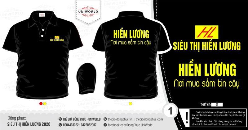Đồng phục siêu thị Hiền Lương - Hình chính