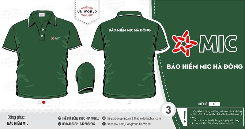 Đồng phục bảo hiểm MIC - Hình chính