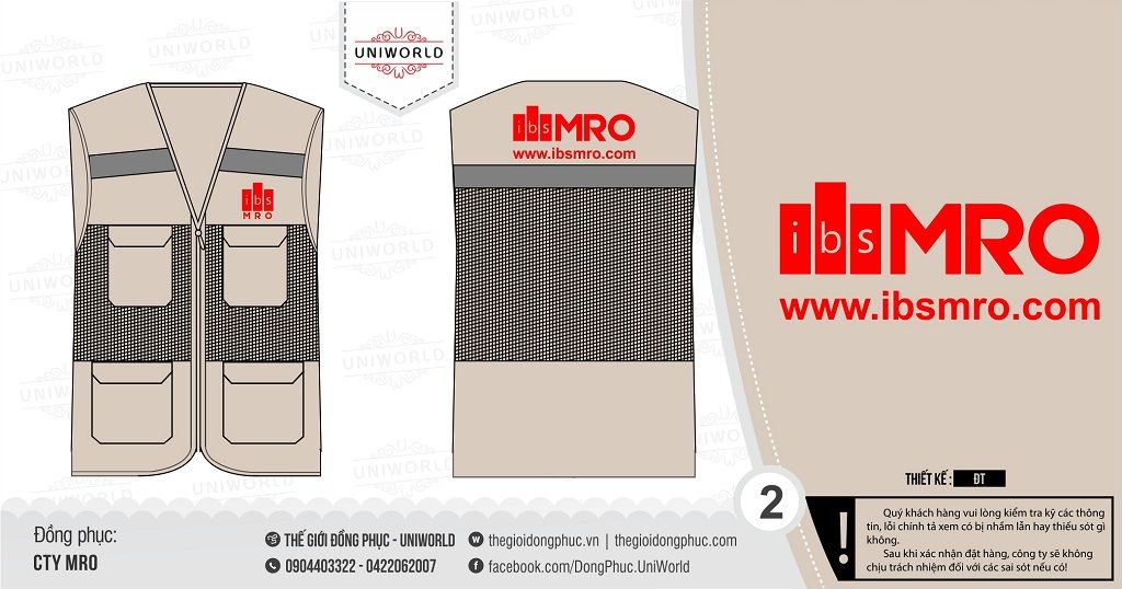 Đồng phục bảo hộ công ty MRO - Hình chính