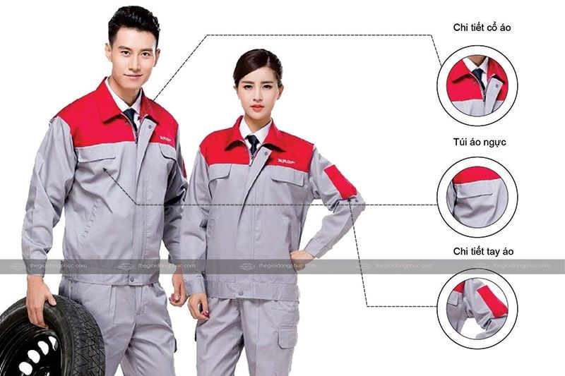 Đồng phục bảo hộ lao động mẫu 38 - Hình chính