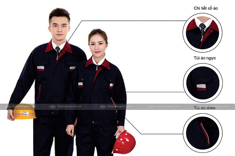 Đồng phục bảo hộ lao động mẫu 39 - Hình chính