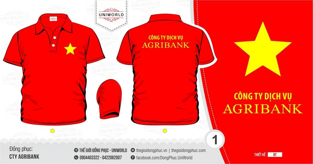 Đồng phục ngân hàng AGRIBANK - Hình chính