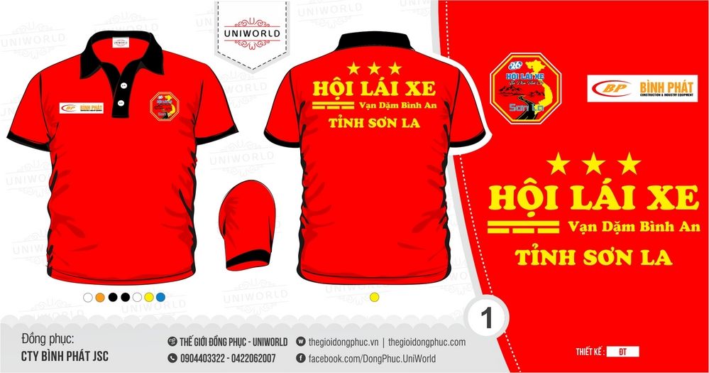 Đồng phục công ty Bình Phát JSC - Hình chính