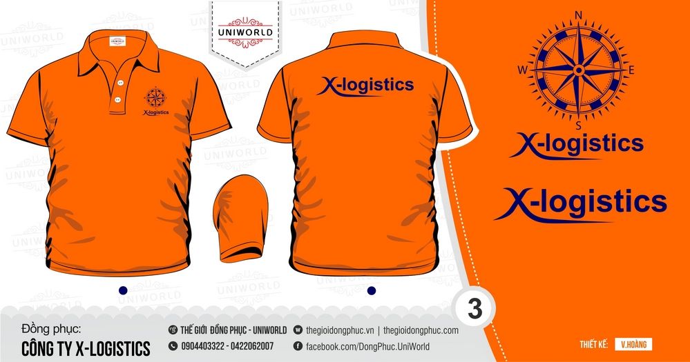 đồng phục công ty X Logistics